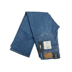 NWT! Mavi Matt Classic Men's Straight Leg Jeans Medium‎ Wash Blue Jeans, 34 x 32